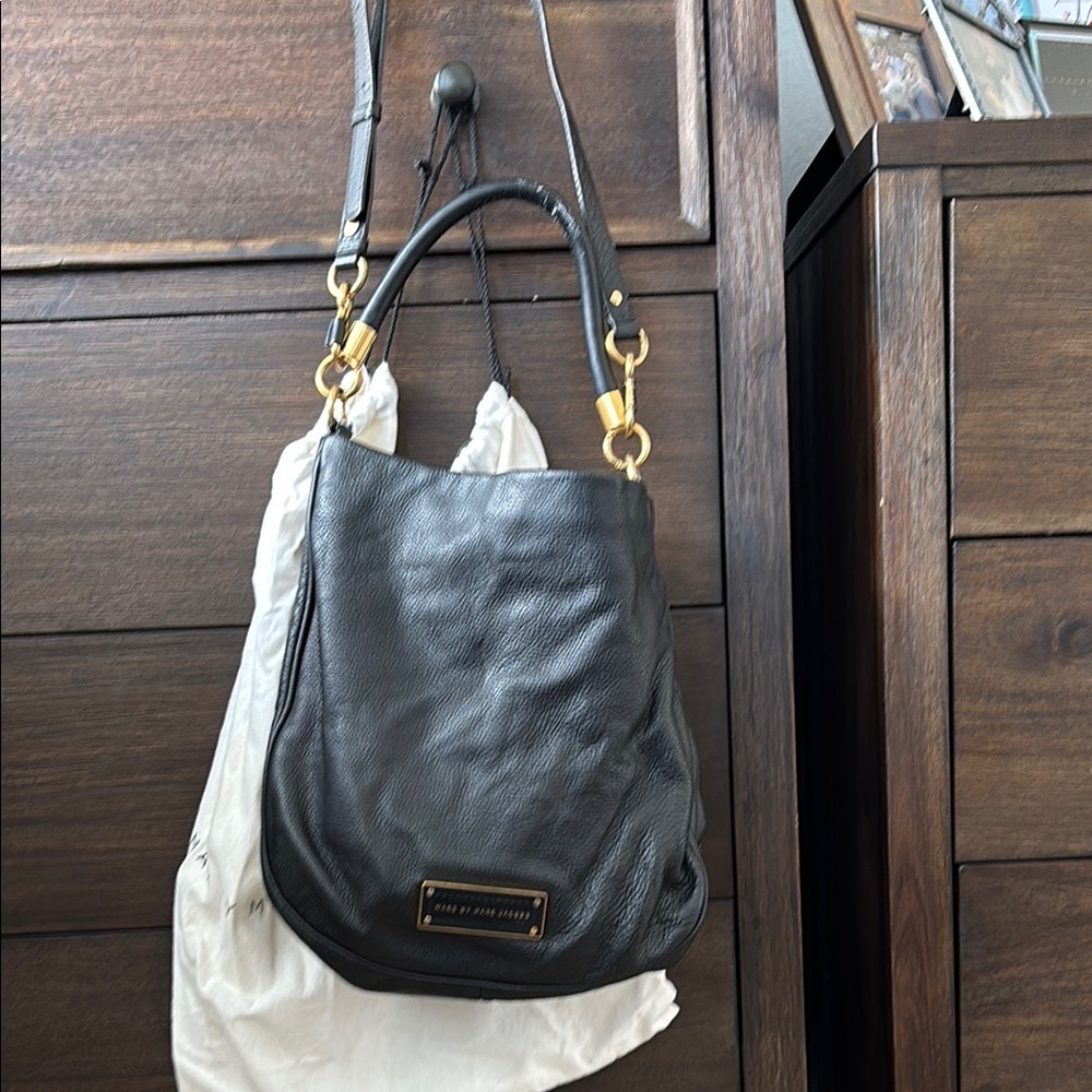 Marc by Marc Jacobs Black Leather Shoulder Bag